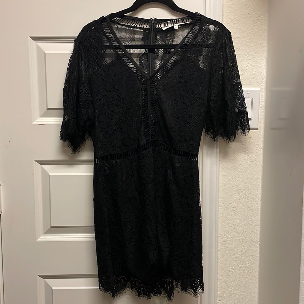 Lovers + Friends lace romper